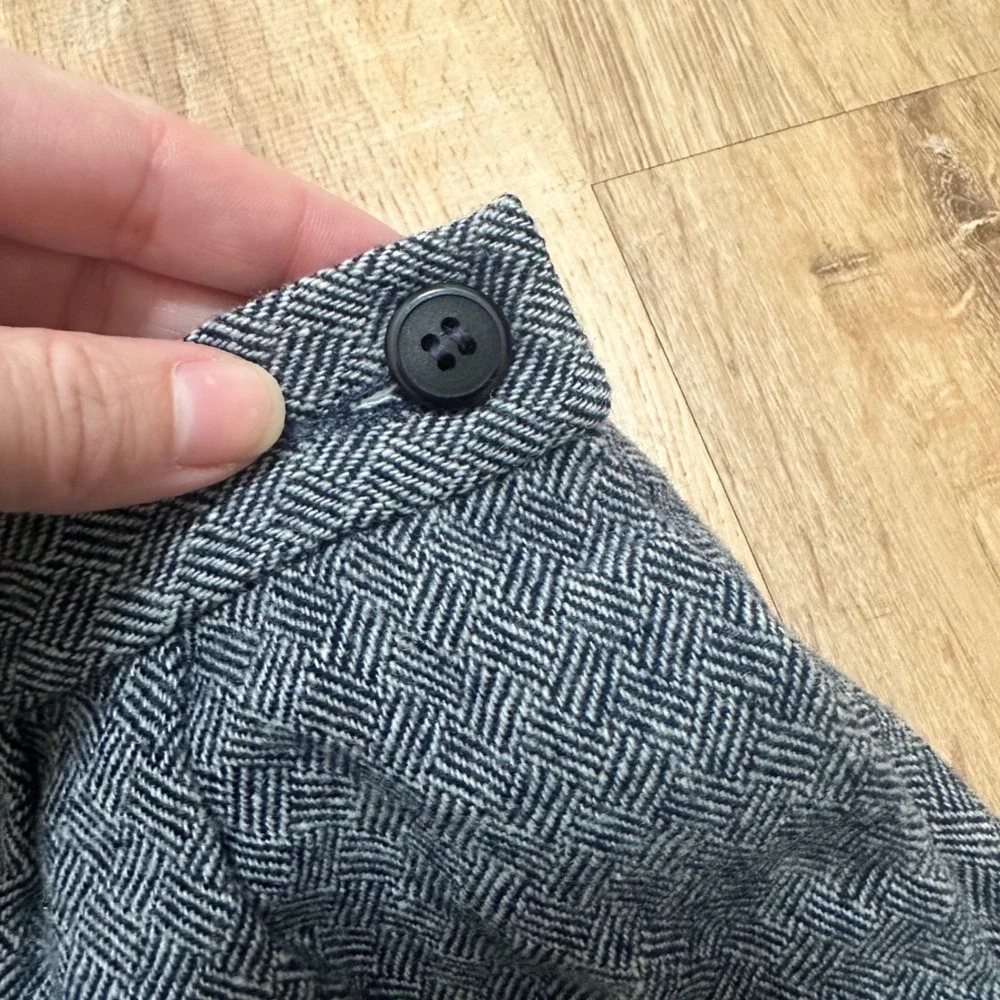 PENDLETON | Women's Vintage Wool‎ Blend Gray Herringbone Tweed Skirt, Size 6
